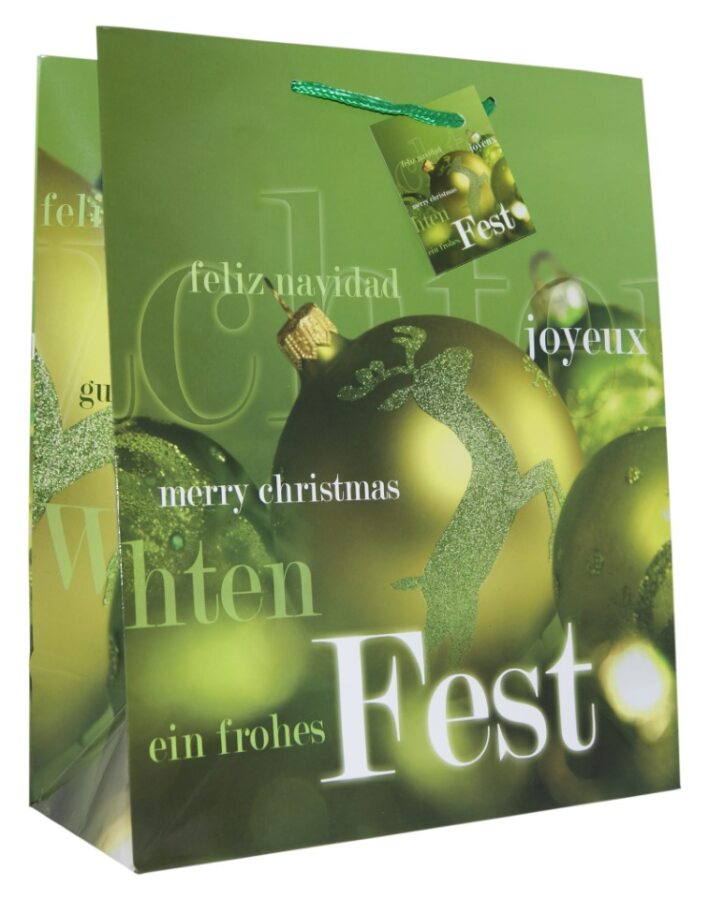 Weihnachtsgeschenktüten Kerzen - Medium - 5 Motive