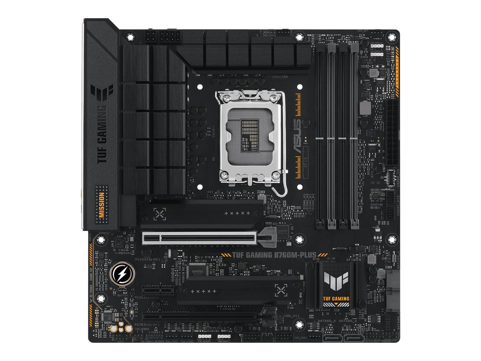 ASUS TUF GAMING B760M-PLUS Intel B760 LGA 1700 micro ATX