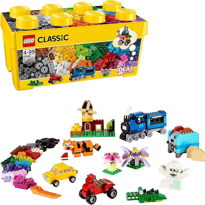 LEGO® Classic 10696 Mittelgroße Bausteine-Box, 484 Teile