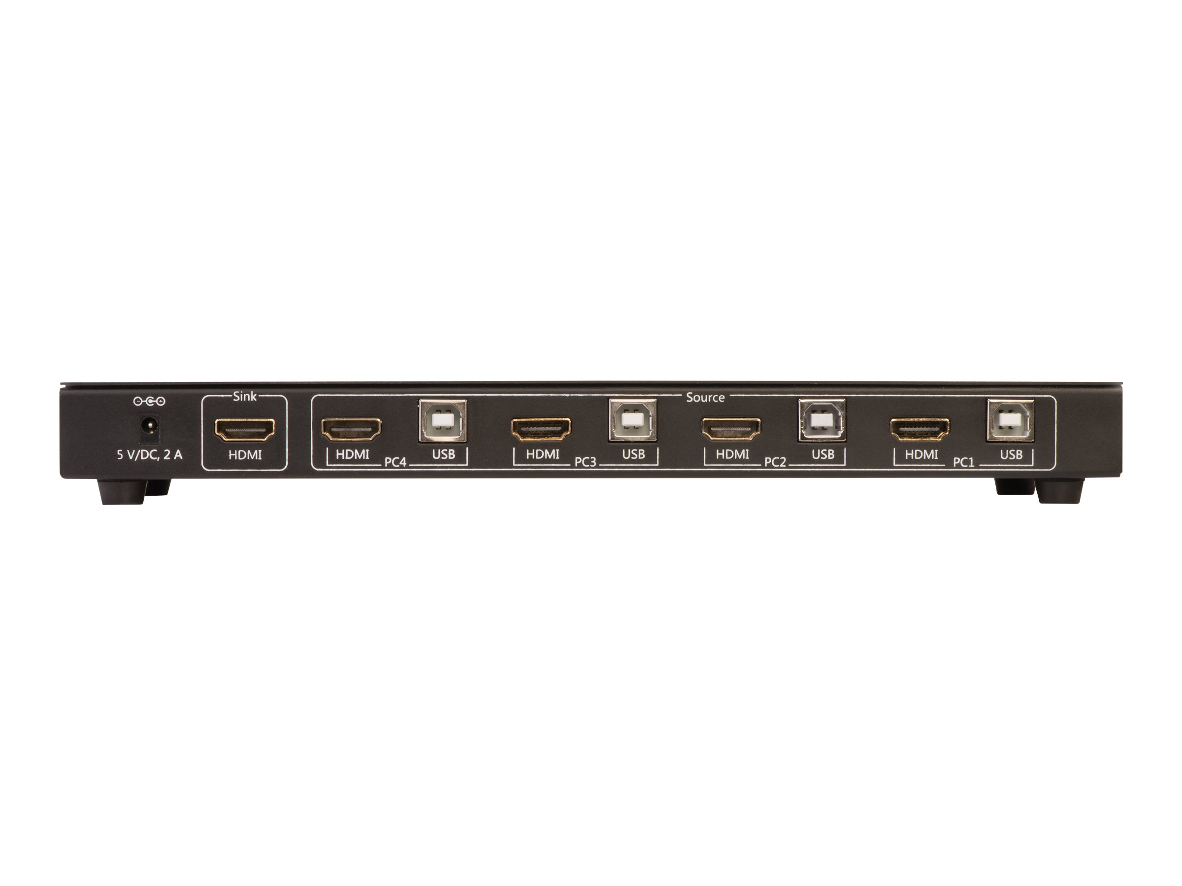 Lindy KVM-/Audio-/USB-Switch - 4 x KVM/Audio/USB