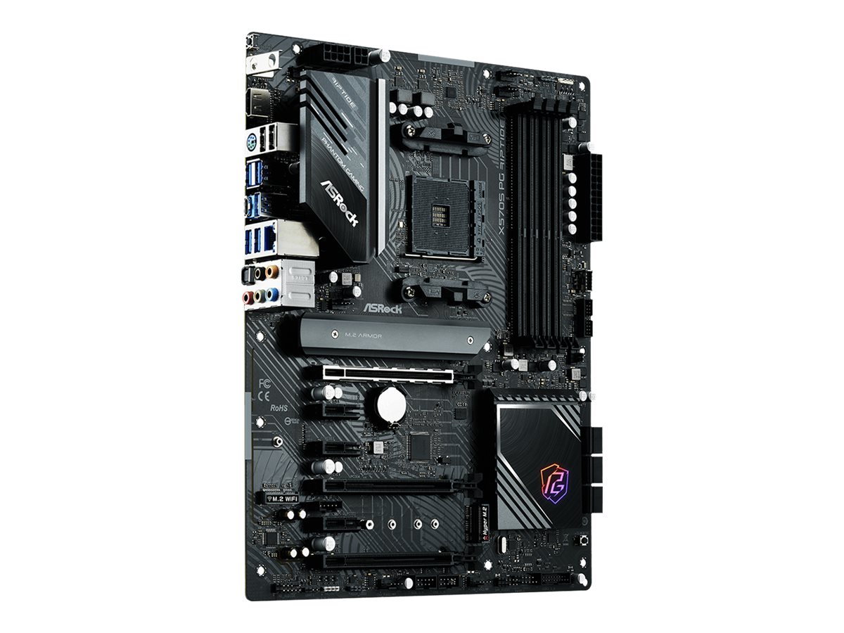 ASRock X570S PG Riptide - Motherboard - ATX - Socket AM4 - AMD X570 Chipsatz - USB-C Gen2, USB 3.2 Gen 1, USB 3.2 Gen 2 - 2.5 Gigabit LAN - Onboard-Grafik (CPU erforderlich)