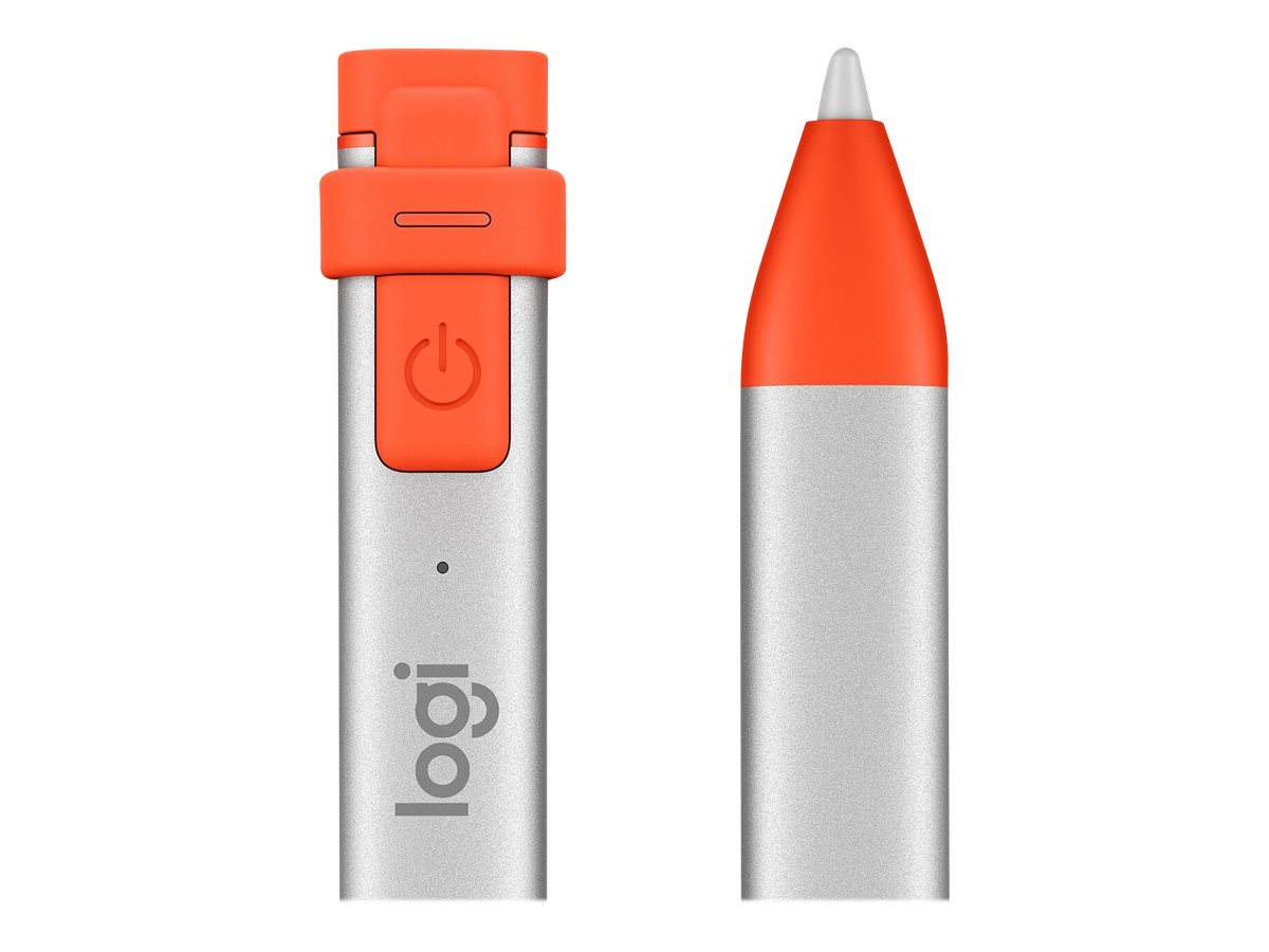 Logitech 914-000046 Eingabestift 20 g Orange, Silber Logitech 914-000046 Eingabestift 20 g Orange, Silber
