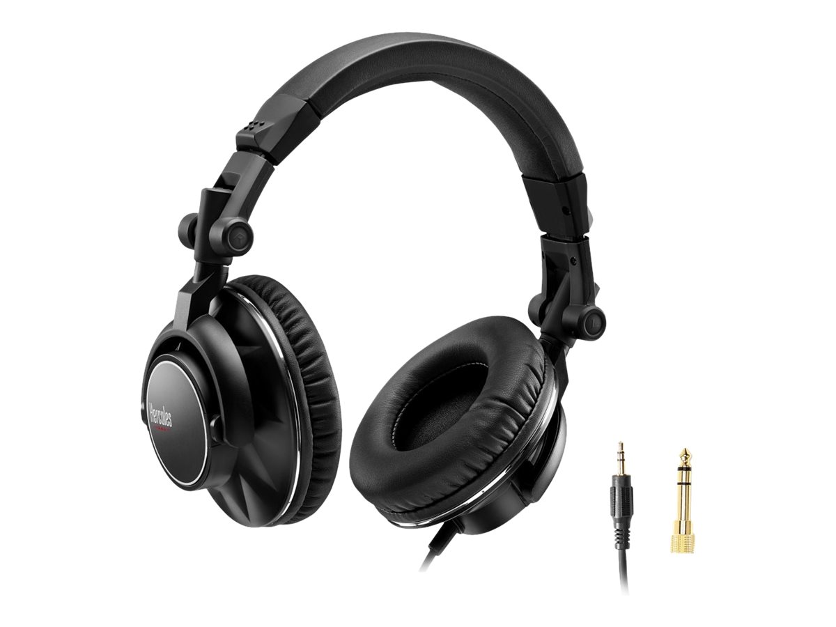 Hercules HDP DJ60 Kopfhörer Kabelgebunden Kopfband Musik Schwarz