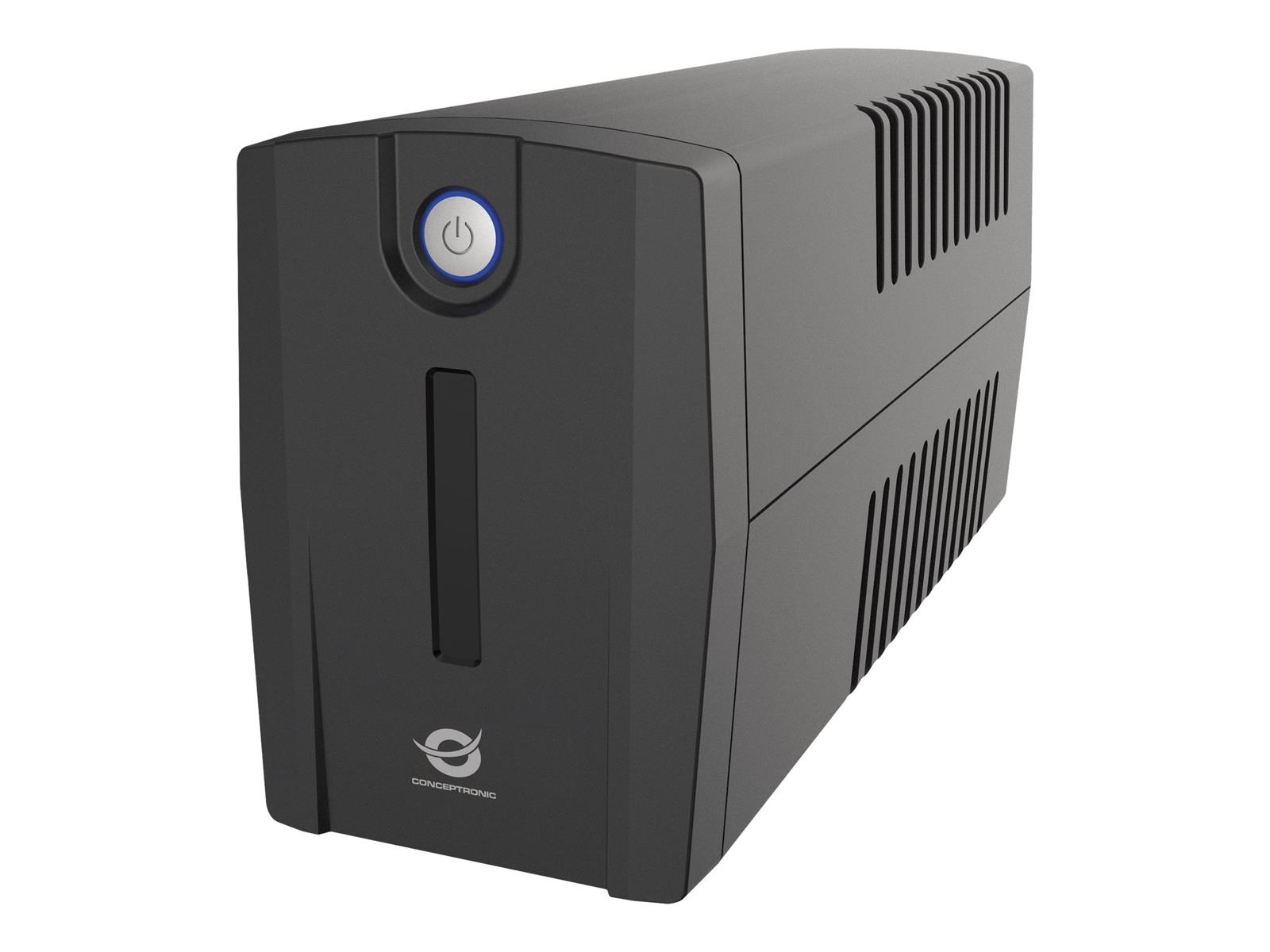 Conceptronic ZEUS02ES Unterbrechungsfreie Stromversorgung (USV) Line-Interaktiv 0,85 kVA 480 W 2 AC-Ausgänge