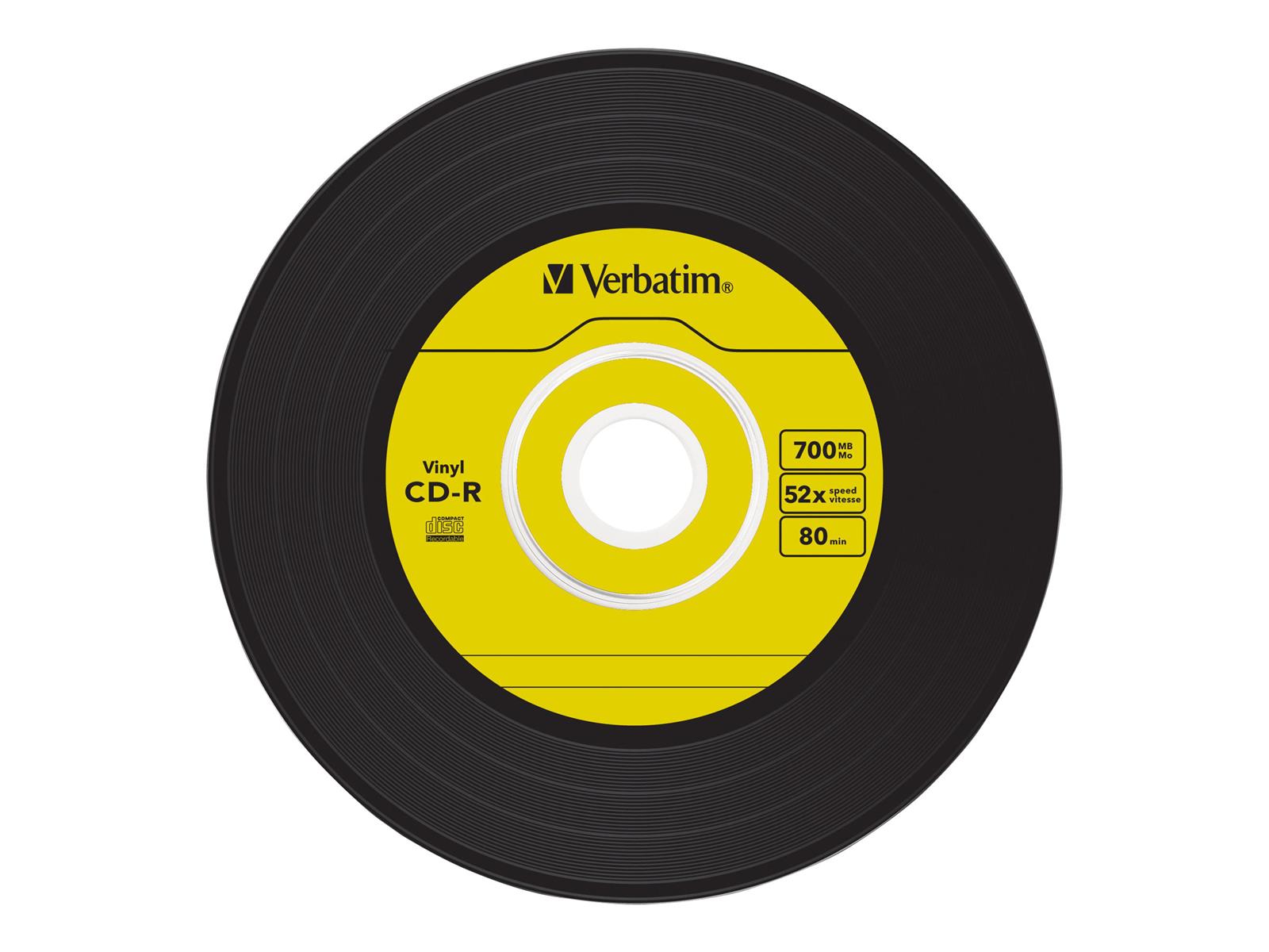 Verbatim CD-R AZO Data Vinyl 700 MB 52x 10 Stück(e) Verbatim CD-R AZO Data Vinyl 700 MB 52x 10 Stück(e)