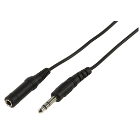 Valueline CABLE-417 Audio-Kabel 5 m 6.35mm Schwarz
