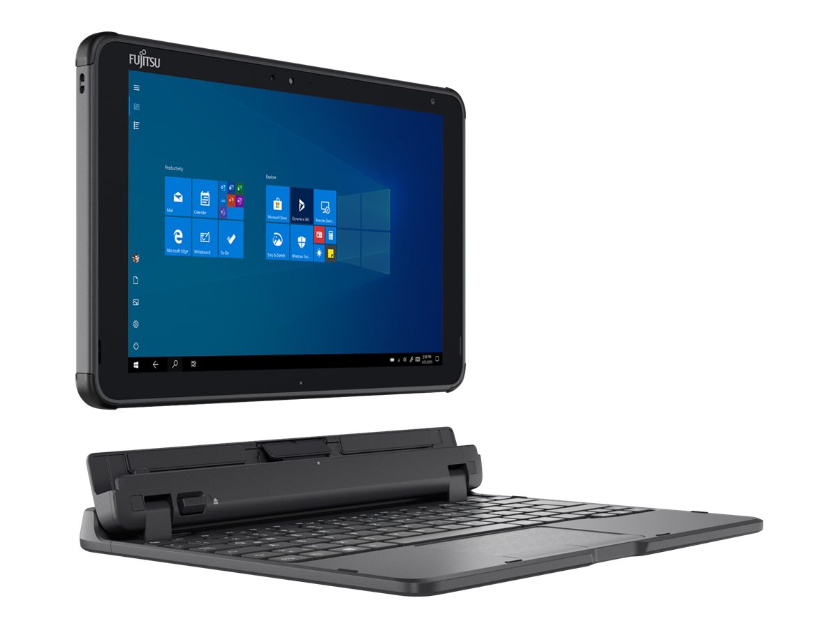 Fujitsu Stylistic Q5010 - Tablet - mit Tastatur-Dock - Pentium Silver N5030 / 1.1 GHz - Win 10 Pro 64-Bit - UHD Graphics 605 - 8 GB RAM - 256 GB eMMC - 25.7 cm (10.1") Fujitsu Stylistic Q5010 - Tablet - mit Tastatur-Dock - Pentium Silver N5030 / 1.1 GHz - Win 10 Pro 64-Bit - UHD Graphics 605 - 8 GB RAM - 256 GB eMMC - 25.7 cm (10.1")