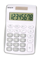 GENIE Taschenrechner 120 S 8-stellig silber-grau