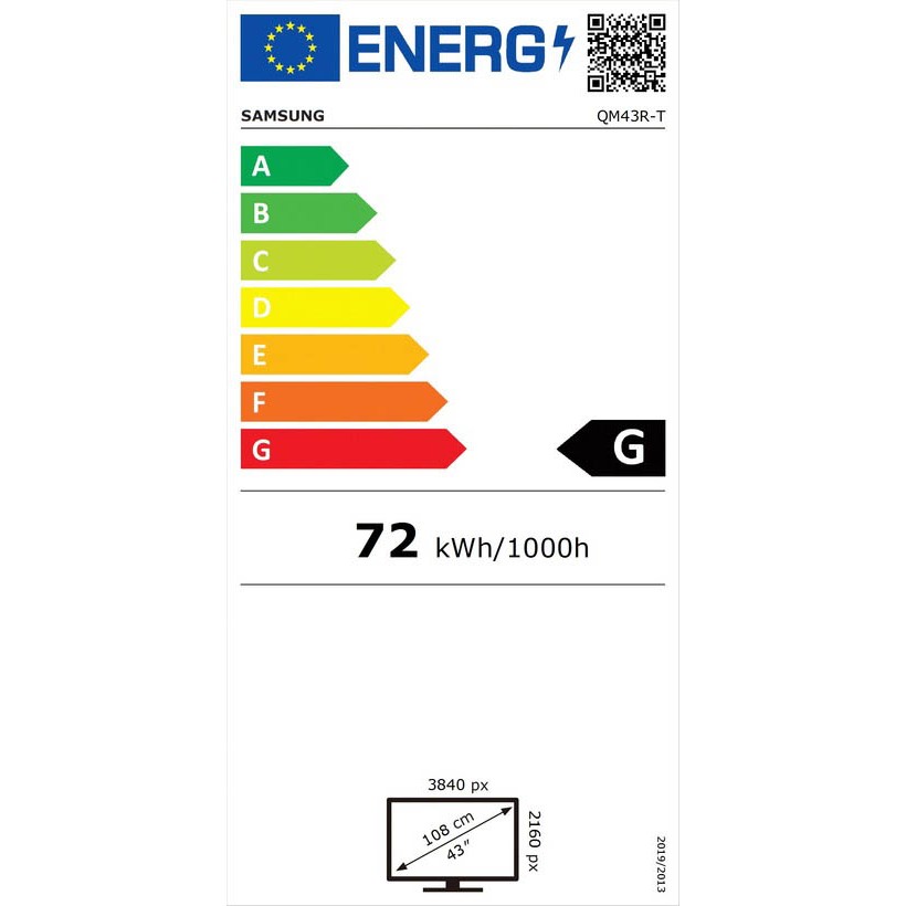 Samsung QM43R-T - 108 cm (43") Diagonalklasse (107.95 cm (42.5")