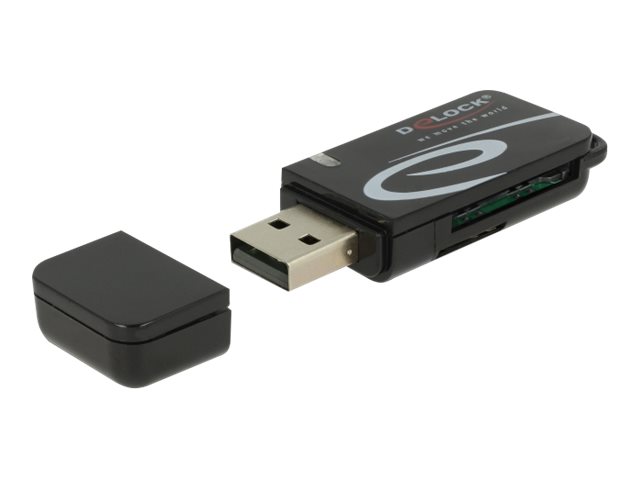 DeLOCK Mini USB 2.0 Card Reader mit SD und Micro SD Slot