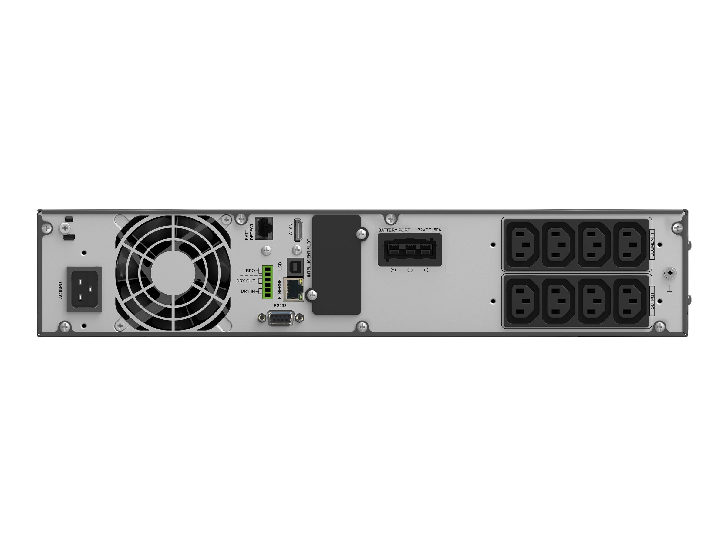 PowerWalker VFI 2000 ICR IoT Unterbrechungsfreie Stromversorgung (USV) Doppelwandler (Online) 2 kVA 2000 W 8 AC-Ausgänge