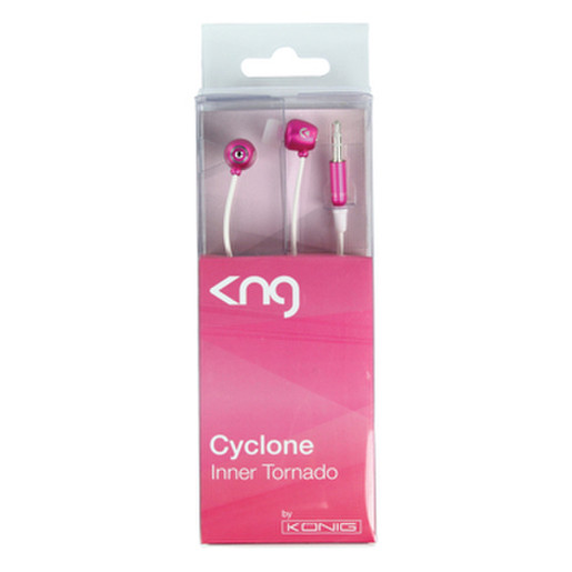 KNG Kopfhörer Cyclone Pink - Inner Tornado, In-Ear