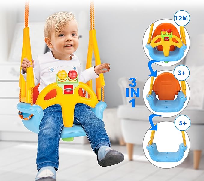 JAMARA Kinderschaukel Grow with me 3in1 orange 1+ JAMARA Kinderschaukel Grow with me 3in1 orange 1+