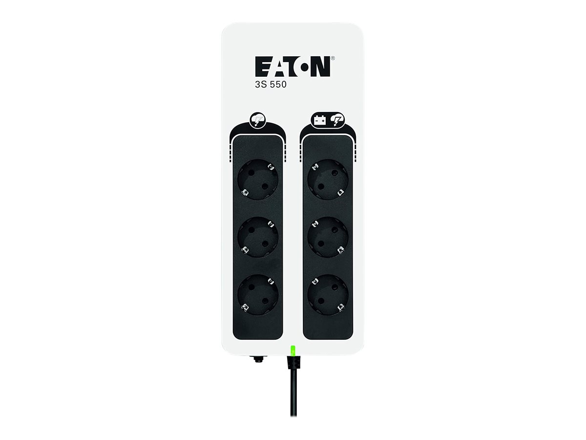 Eaton 3S550D Unterbrechungsfreie Stromversorgung (USV) Standby (Offline) 0,55 kVA 330 W 6 AC-Ausgänge