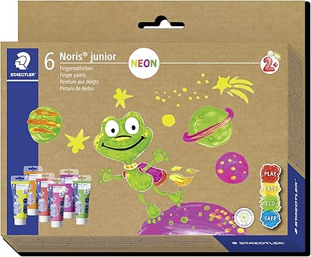 STAEDTLER Fingermalfarbe NJ Neon 6St Etui