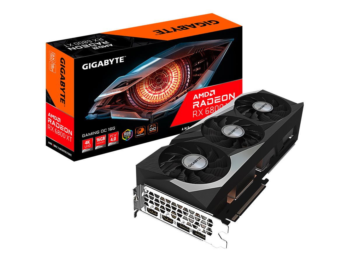 Gigabyte Radeon RX 6800 XT GAMING OC 16G - Grafikkarten Gigabyte Radeon RX 6800 XT GAMING OC 16G - Grafikkarten