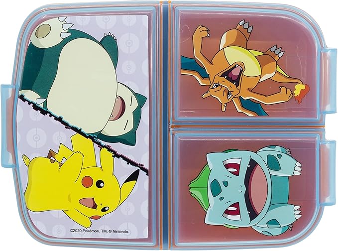 Pokemon - Brotdose mit 3 Fächern