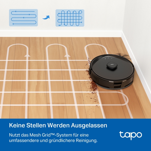 TP-Link Tapo RV30 Max Plus 0,3 l Staubbeutel Schwarz TP-Link Tapo RV30 Max Plus 0,3 l Staubbeutel Schwarz