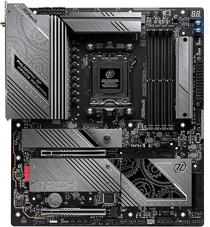 ASRock X870E Taichi Lite - Motherboard - E-ATX - Socket AM5 - AMD X870E Chipsatz - USB4, USB 3.2 Gen 1, USB 3.2 Gen 2, USB-C 3.2 Gen 2x2 - 5 Gigabit Ethernet, Wi-Fi 7, Bluetooth - Onboard-Grafik (CPU erforderlich)