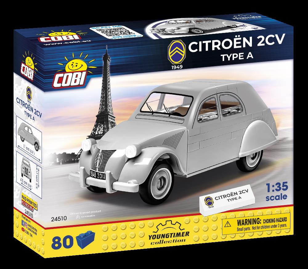 Cobi 24510 - Konstruktionsspielzeug - Citroen 2CV Type A (1949)