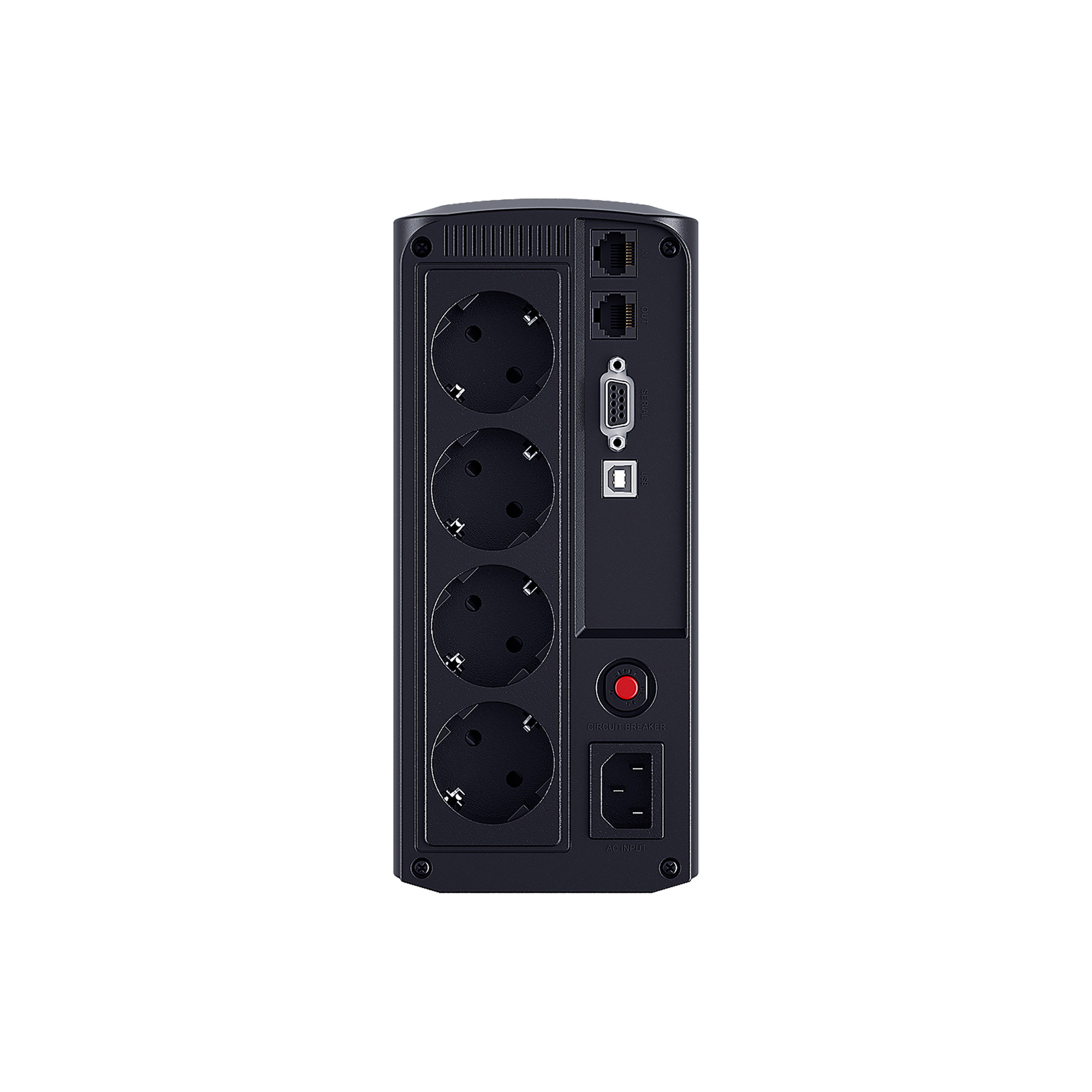 CyberPower VP1000ELCD Line-Interactive USV 1000VA/550W USB (HID), AVR, LCD, RJ45 Lan Protection, Ausgang (4) Schuko