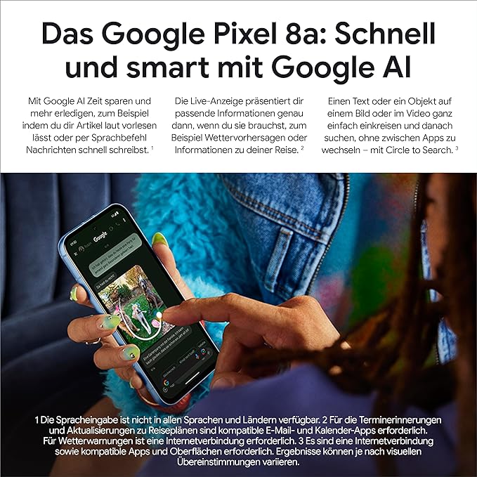 Google Pixel 8a 128GB Black 6,1" 5G (8GB) Android Google Pixel 8a 128GB Black 6,1" 5G (8GB) Android