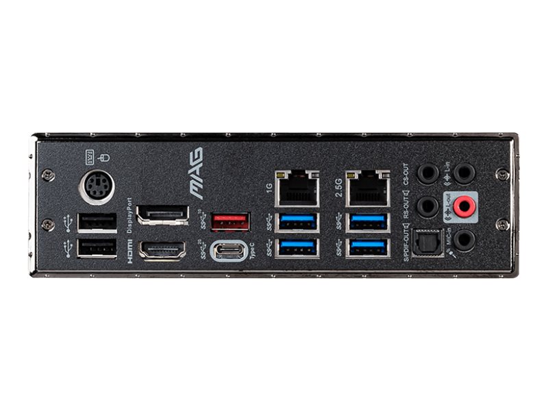 MSI MAG Z490 TOMAHAWK - Motherboard - ATX - LGA1200-Sockel - Z490 Chipsatz - USB-C Gen1, USB 3.2 Gen 1, USB 3.2 Gen 2, USB-C Gen 2x2 - Gigabit LAN, 2.5 Gigabit LAN - Onboard-Grafik (CPU erforderlich)