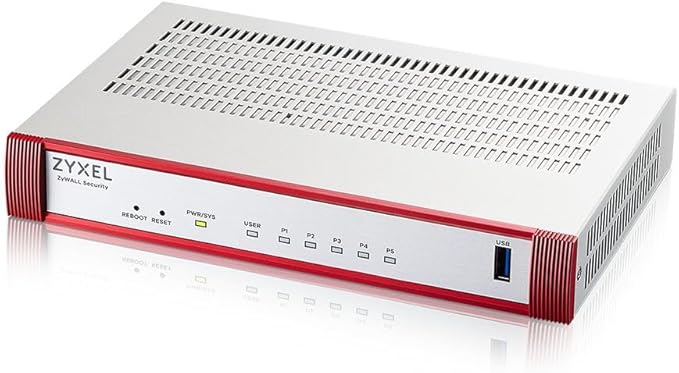Zyxel Hochgeschwindigkeits-Cybersicherheits-Firewall | Business empfohlen bis zu 15 Benutzer | Nebula Cloud | 1 Jahre UTM Gold Security Pack [USGFLEX50H]