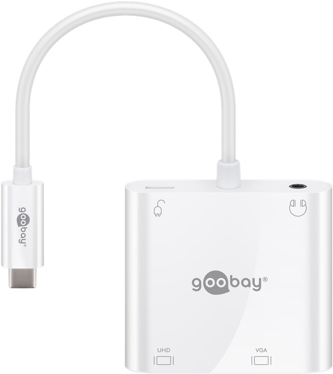 USB-C™ Multiport-Adapter auf HDMI™, VGA, Power Delivery, 100 W USB-C™ Multiport-Adapter auf HDMI™, VGA, Power Delivery, 100 W