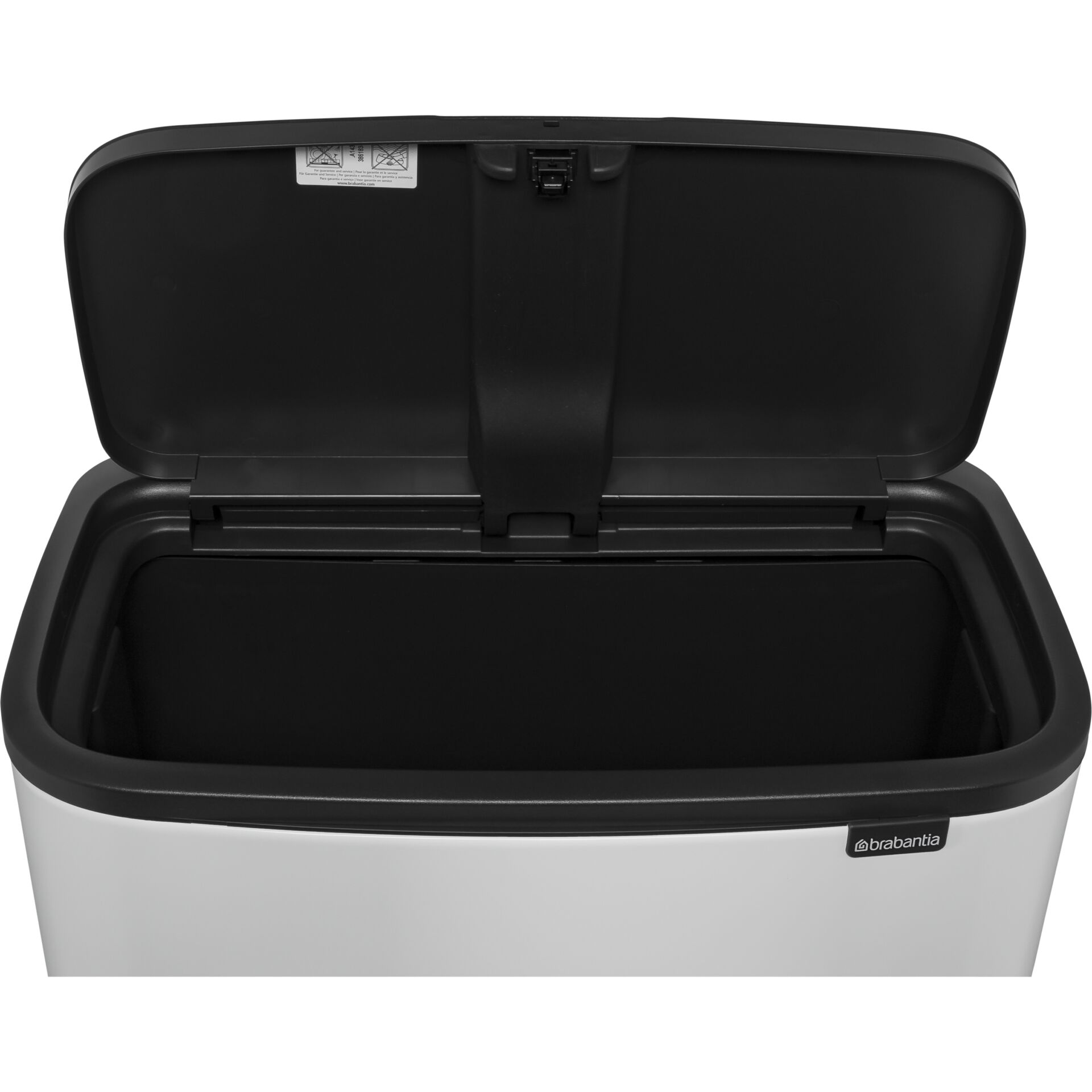 Brabantia Mülleimer Bo Touch Bin 36 L, weiss