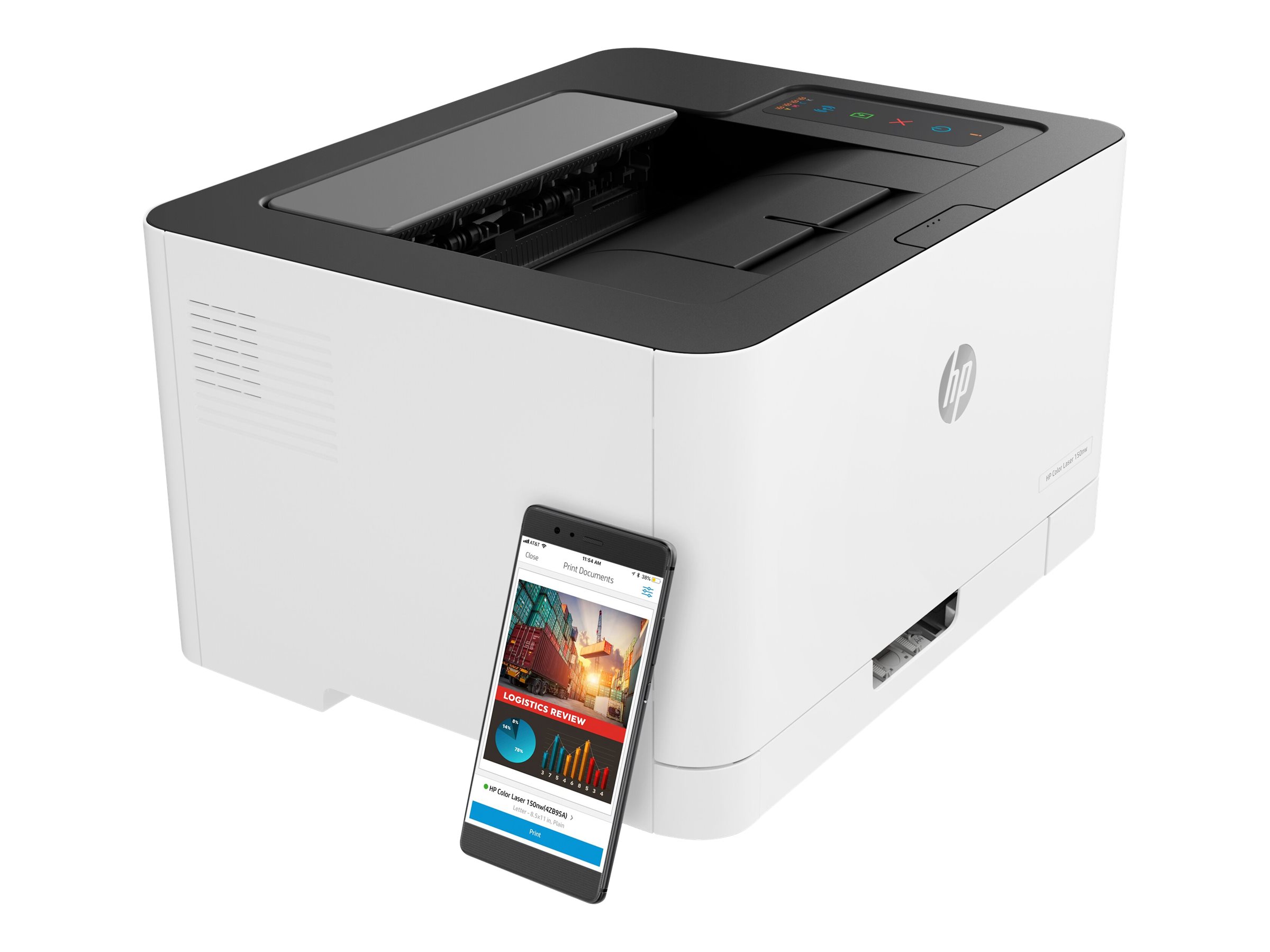 HP Color Laser 150nw - Drucker - Farbe - Laser - A4/Legal - 600 x 600 dpi 4 Seiten/Min. (Farbe)