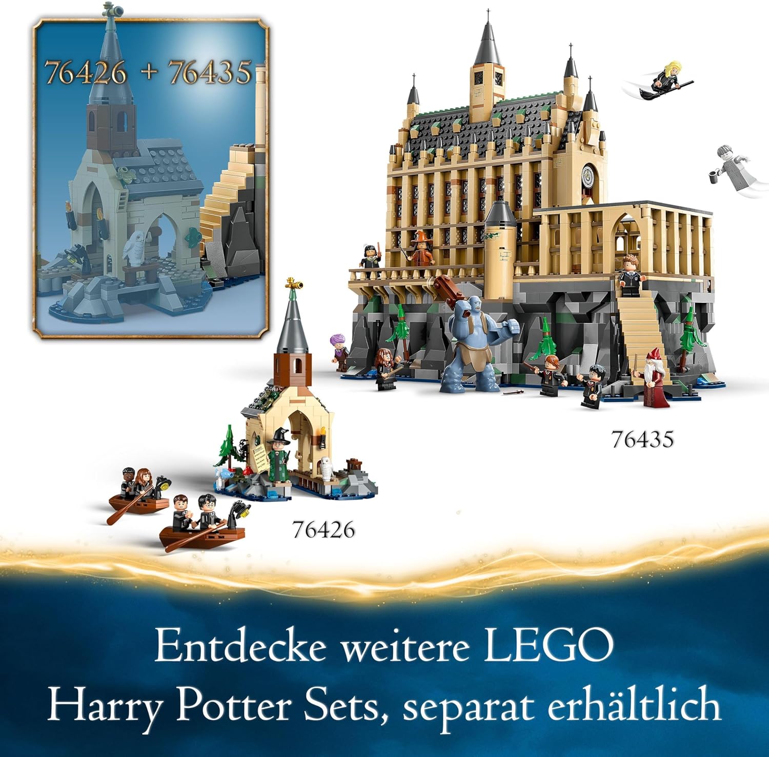 LEGO® Harry Potter™ 76435 - Schloss Hogwarts™: Die Große Halle (1732 Teile) LEGO® Harry Potter™ 76435 - Schloss Hogwarts™: Die Große Halle (1732 Teile)