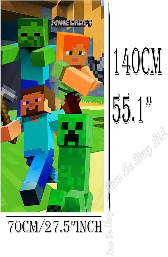 Minecraft - Badetuch 70 x 140 cm
