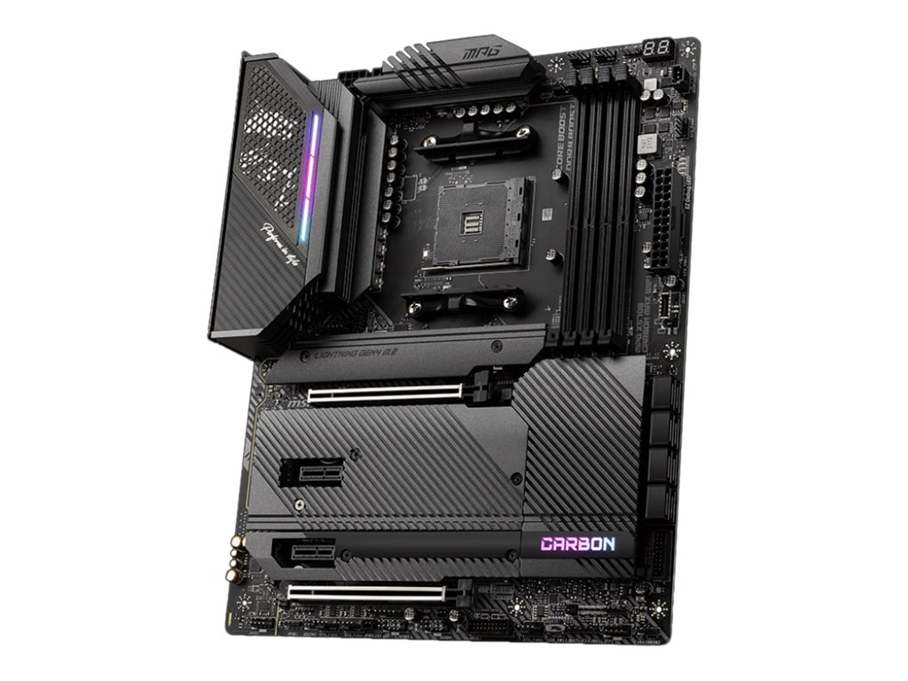 MSI MPG X570S CARBON MAX WIFI - Motherboard - ATX - Socket AM4 - AMD X570 Chipsatz - USB-C Gen2, USB 3.2 Gen 1, USB 3.2 Gen 2 - 2.5 Gigabit LAN, Wi-Fi, Bluetooth - Onboard-Grafik (CPU erforderlich)
