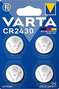 Varta Knopfzelle CR 2430 3 V 4 St. Lithium - Batterie - CR2430