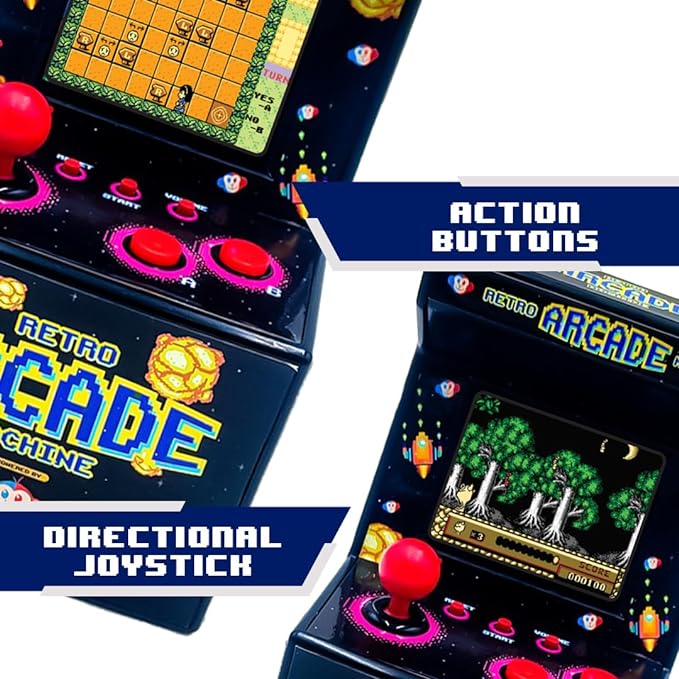 Mad Monkey - Mini Arcade Machine mit 240x 8-Bit Spielen