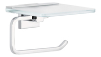 Tesa 40401 - Deluxxe Toilettenpapierhalter mit Ablage