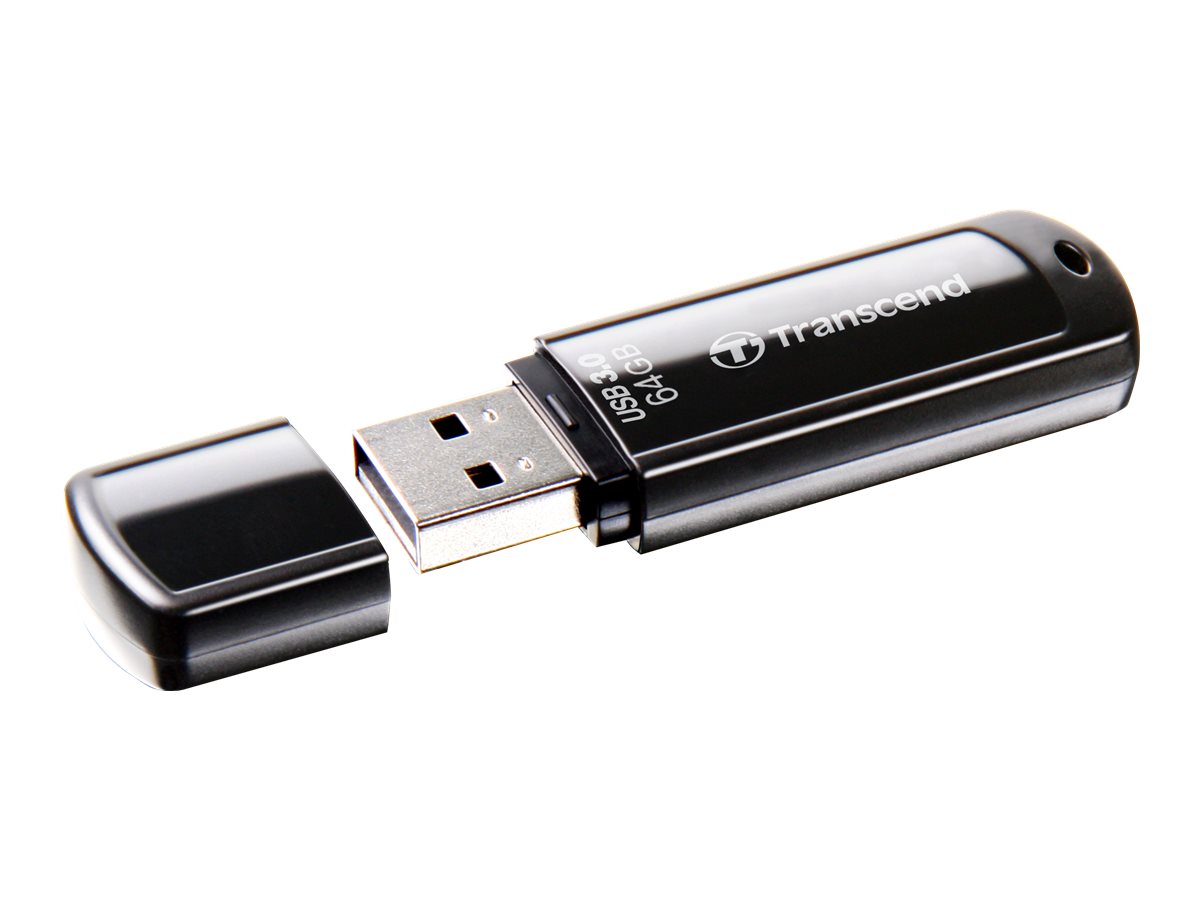 Transcend JetFlash elite 700 64GB USB 3.0 USB-Stick USB Typ-A 3.2 Gen 1 (3.1 Gen 1) Schwarz