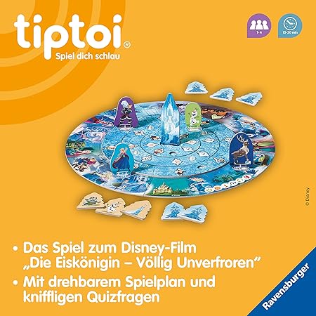 Ravensburger tiptoi Eiskönigin D.v.Wettlaufspiel (ohne Stift) Ravensburger tiptoi Eiskönigin D.v.Wettlaufspiel (ohne Stift)
