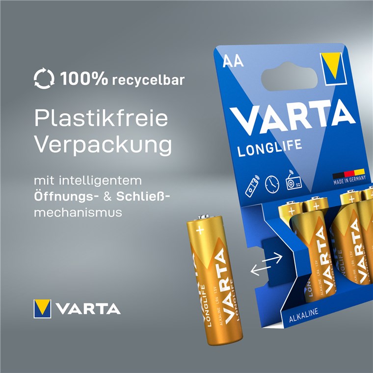 Varta 04106 Einwegbatterie AA Alkali Varta 04106 Einwegbatterie AA Alkali