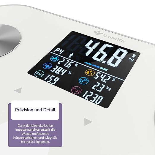 Truelife FitScale W6 BT Personenwaage max. 180 kg retail Truelife FitScale W6 BT Personenwaage max. 180 kg retail