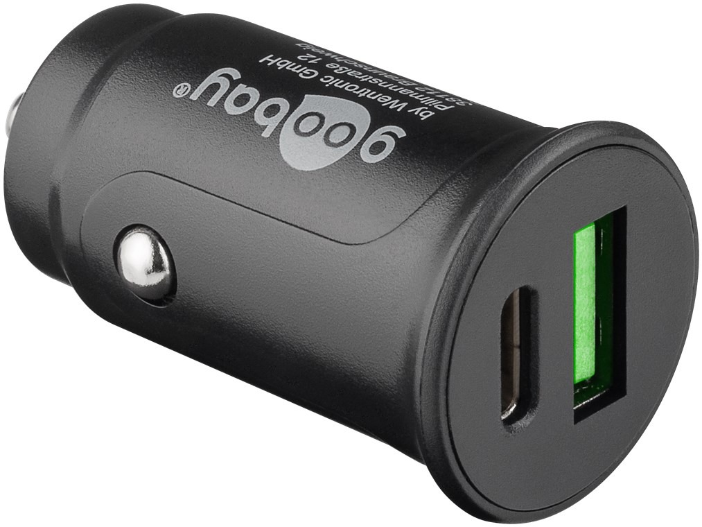 Dual-USB Auto-Schnellladegerät USB-C™ PD (Power Delivery) (27 W) Dual-USB Auto-Schnellladegerät USB-C™ PD (Power Delivery) (27 W)