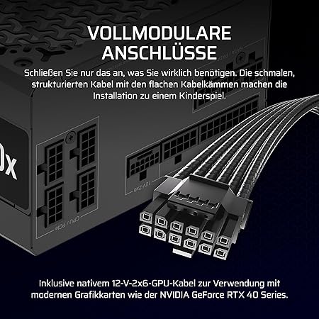 Corsair RMx Series RM750x Netzteil 750 W 24-pin ATX ATX Schwarz