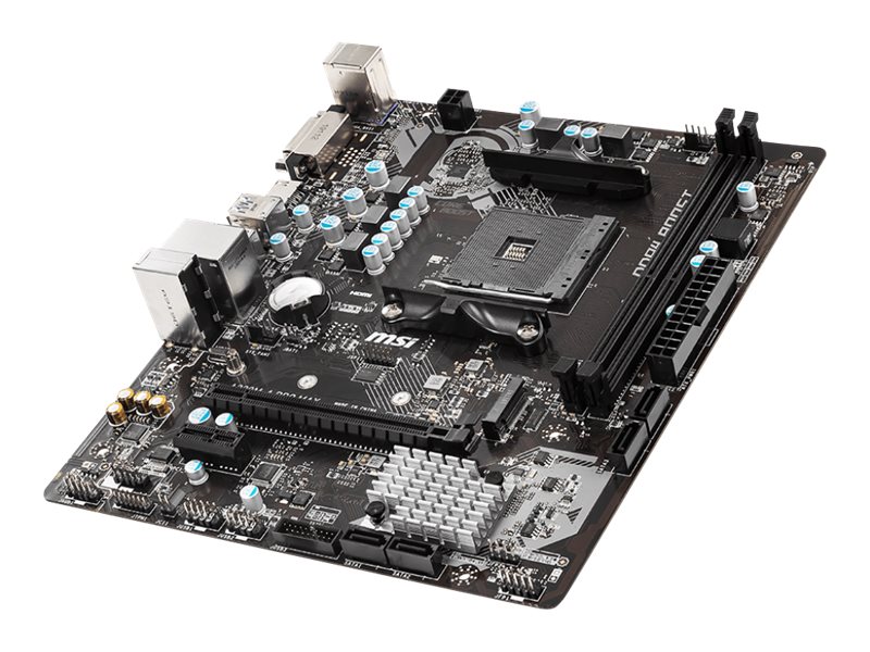 MSI A320M-A PRO MAX - Motherboard - micro ATX - Socket AM4 - AMD A320 Chipsatz - USB 3.2 Gen 1 - Gigabit LAN - Onboard-Grafik (CPU erforderlich)