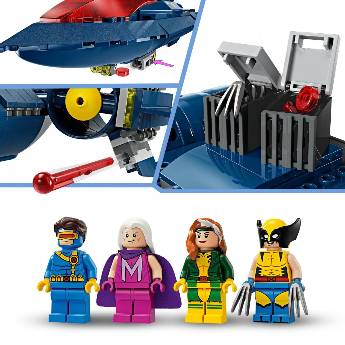 LEGO® 76281 Marvel Super Heroes™ - X-Jet der X-Men (359 Teile)