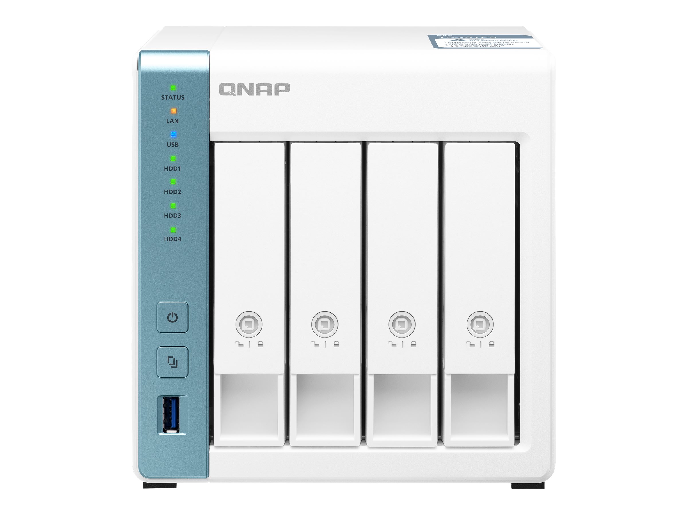 QNAP TS-431P3-4G - NAS-Server - 4 Schächte - SATA 6Gb/s