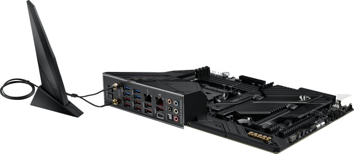 ASUS ROG Crosshair VIII Dark Hero - Motherboard - ATX - Socket AM4 - AMD X570 Chipsatz - USB-C Gen2, USB 3.2 Gen 1, USB 3.2 Gen 2 - Gigabit LAN, 2.5 Gigabit LAN, Wi-Fi, Bluetooth - HD Audio (8-Kanal) ASUS ROG Crosshair VIII Dark Hero - Motherboard - ATX - Socket AM4 - AMD X570 Chipsatz - USB-C Gen2, USB 3.2 Gen 1, USB 3.2 Gen 2 - Gigabit LAN, 2.5 Gigabit LAN, Wi-Fi, Bluetooth - HD Audio (8-Kanal)