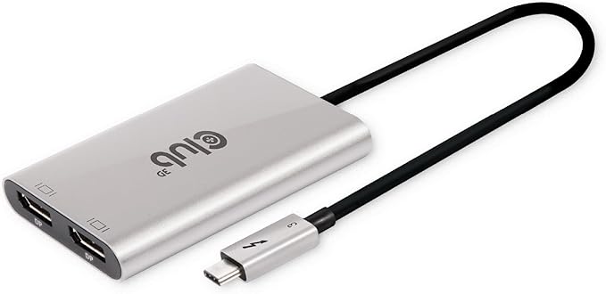 Club 3D Videoadapter - 24 pin USB-C (M) zu DisplayPort (W)