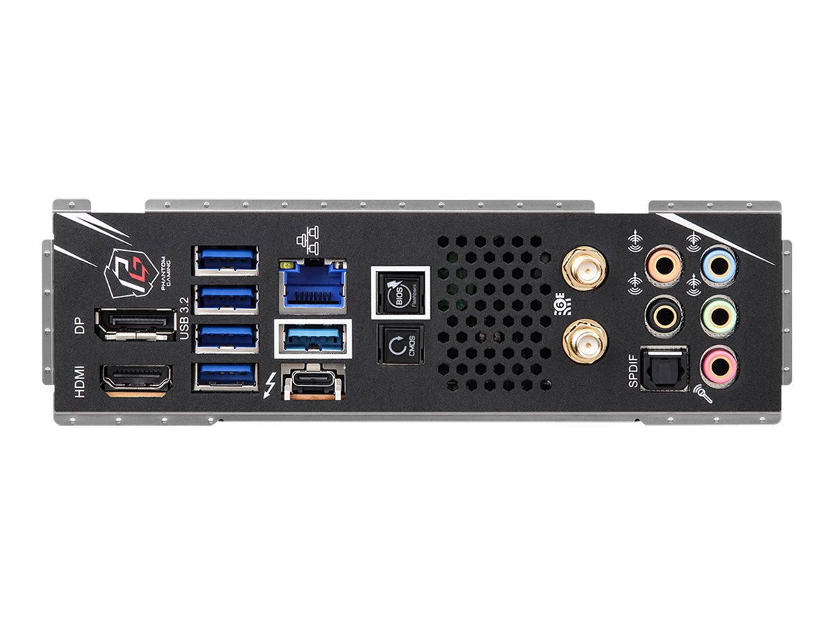ASRock Z690 Phantom Gaming-ITX/TB4 - Motherboard - Mini-ITX - LGA1700-Sockel - Z690 Chipsatz - USB 3.2 Gen 1, USB 3.2 Gen 2, USB-C Gen 2x2, USB4 - Bluetooth, 2.5 Gigabit LAN, Wi-Fi - Onboard-Grafik (CPU erforderlich)