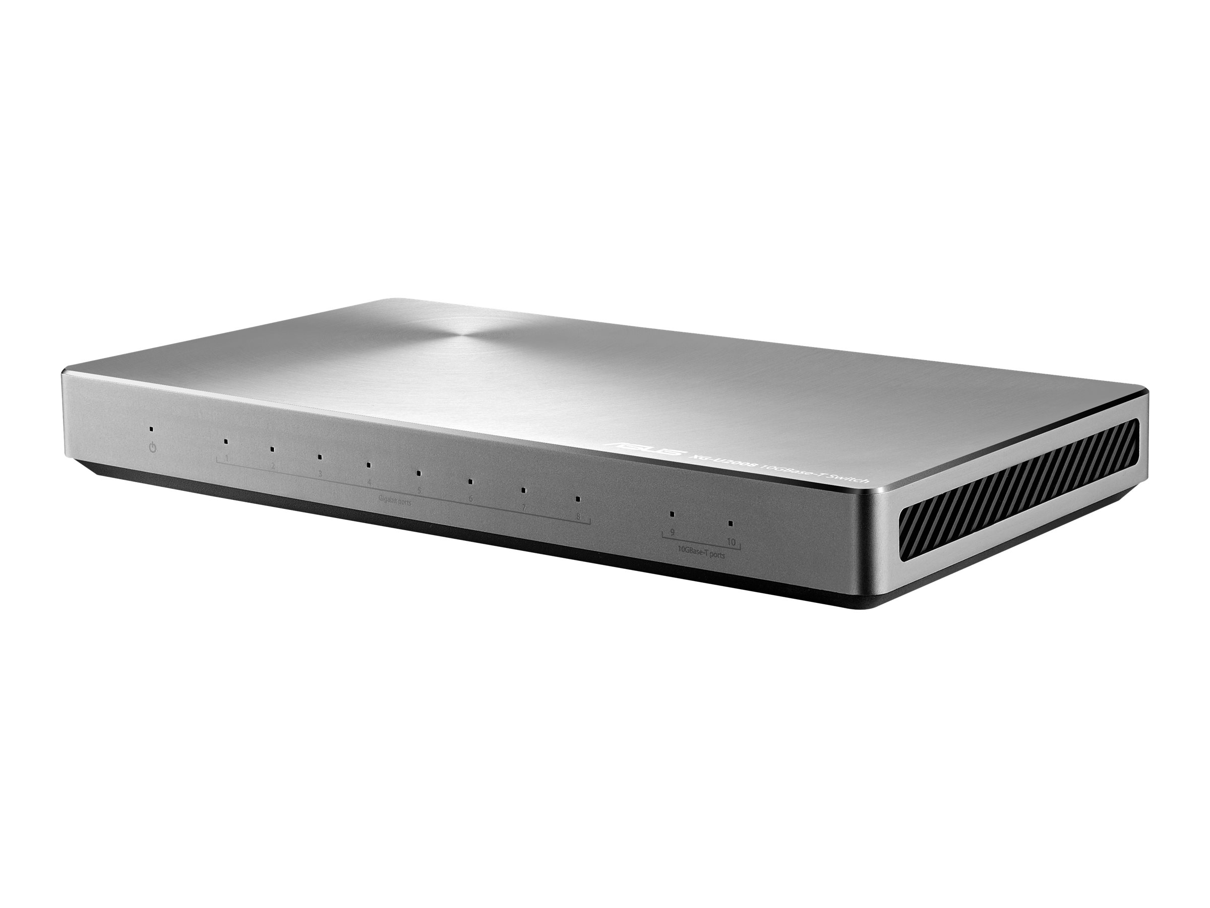 ASUS XG-U2008 - Switch - unmanaged - 8 x 1000Base-T + 2 x 10 Gigabit Ethernet